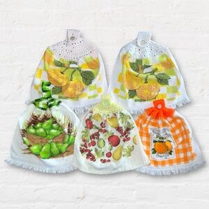 Vintage 70’s Fruit Hand Towel Bundle